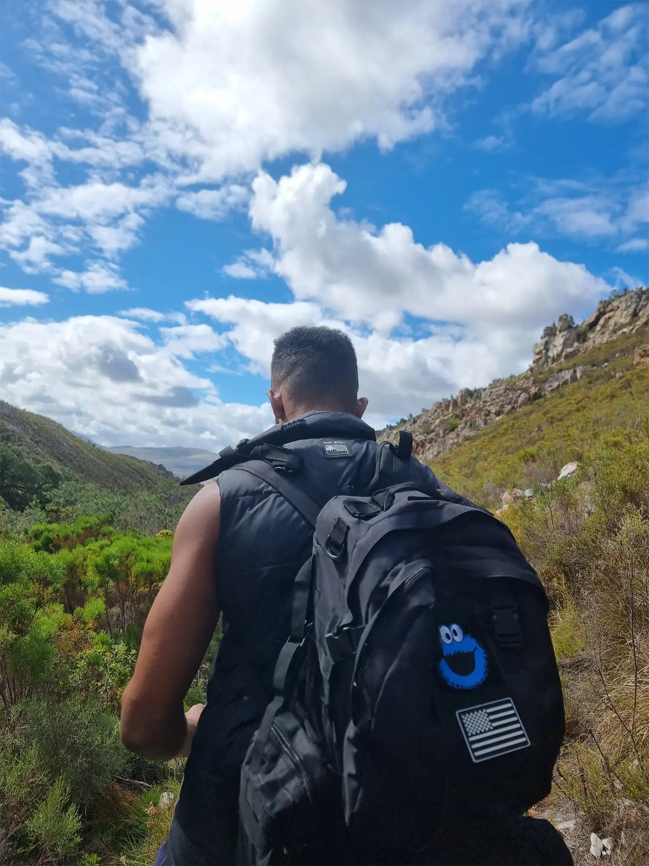 Hiking landscapes in South Africa